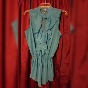 Sheer Sleeveless Top